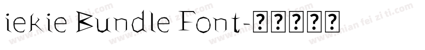 iekie Bundle Font字体转换